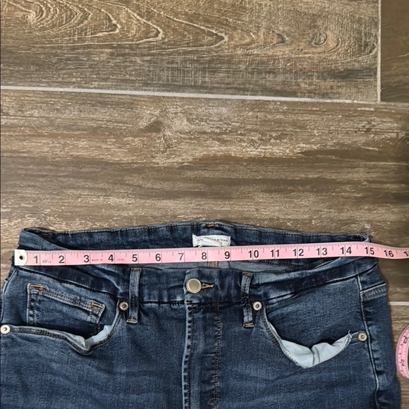 Good American Blue Straight Leg Jeans - Picture 6 of 16